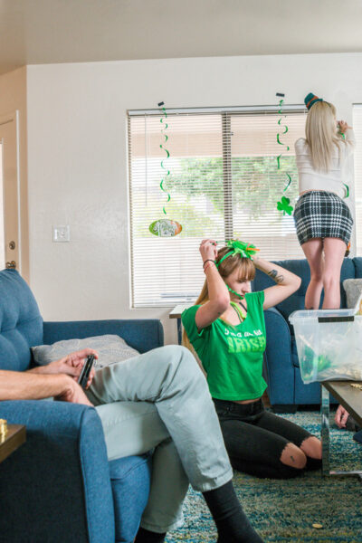 St Paddy's Day gets spicy when close family members partake in a foursome Image #1