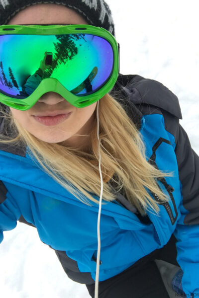 Blonde teens with nice smiles Kristen Scott & Sierra Nicole take to ski slopes Image #7