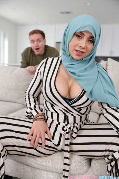 Busty Muslim mom Lilly Hall sports a creampie after a banging a boy Image #3