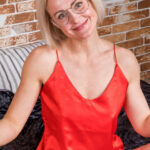 Alluring MILF Nata flaunts her flawless figure and sweet fresh pussy in solo