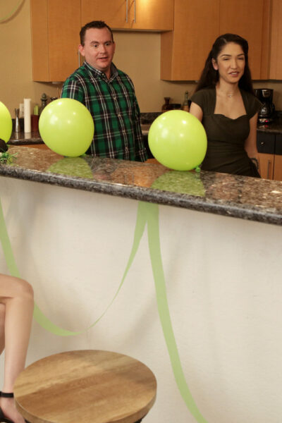 Jericha Jem and Piper Perri bang the latter's stepbrother on St Patrick's day Image #1