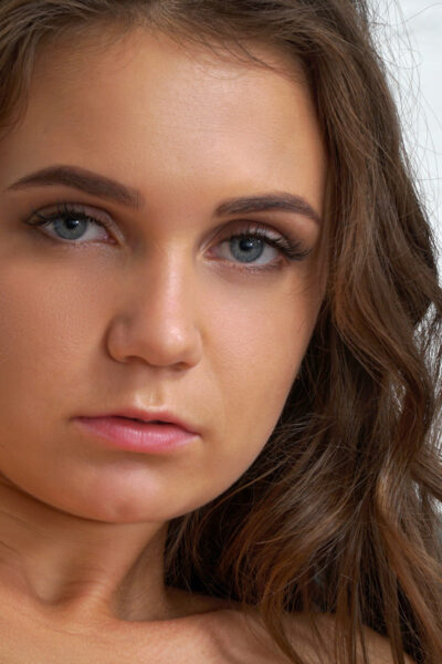 Russian teen Fedorova Varya reveals her hot body with tan lines & masturbates Image #11