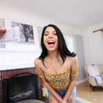 Materialistic girl Gina Valentina lets stepbrother fuck her pussy for money