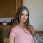 White girl Maya Kendrick uncovers her small boobs prior to POV fucking