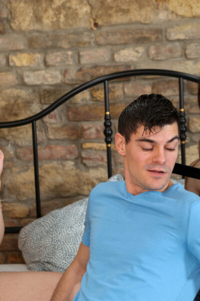 Young girls Barbie Brill & Liz Ocean treat a surprised boy to a threesome Image #8