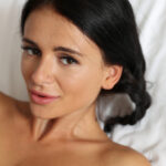 Petite Russian teen Kate Rich feeds herself with a popsicle and a thick penis