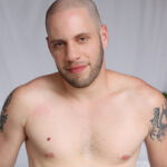 Sexy babe April Olsen enjoys a BBC in an interracial 3some with bisexual men