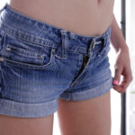 Skinny teenager Tysen Rich slowly undress and plays with pussy