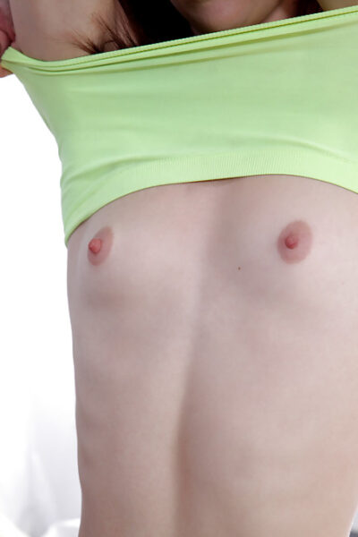 Skinny teenager Tysen Rich slowly undress and plays with pussy Image #10