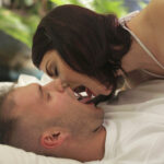 Small titted redhead Lien gets stripped and fucked in romantic outdoor action