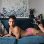 Tattooed ebony beauty Nikki Darling takes Owen Gray's huge rod up her beaver