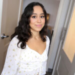 Latina teen Dania Vega bares her phat ass before P2M sex with her stepbrother